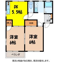 フレグランスバロスＢ棟の物件間取画像